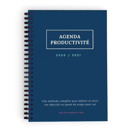 agenda productivité 2020 2021 classic blue